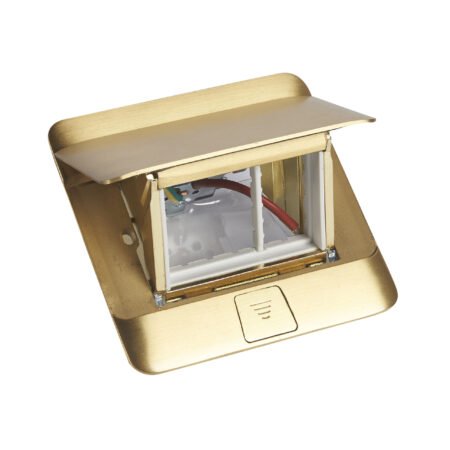Legrand REF. LG-054015 Pop-up box to be equipped - 3 modules - brushed brass