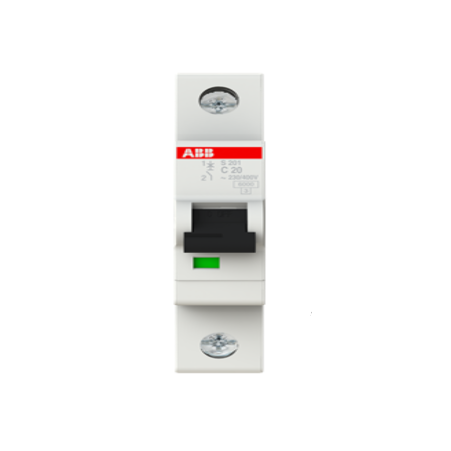 ABB 2CDS251001R0204 ABB 2CDS251001R0204S201-C20 Miniature Circuit Breaker - 1P - C - 20 A