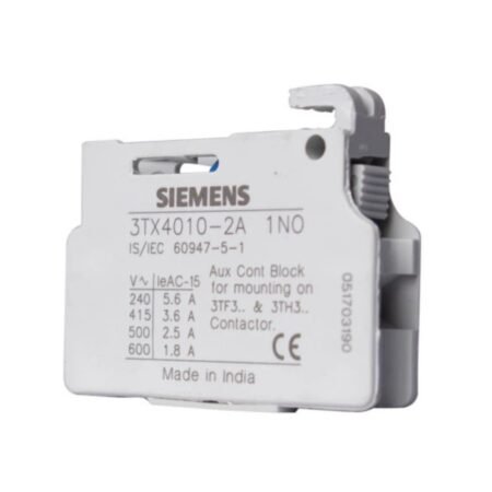 Siemens Contactors And Relays – 3TX40102A