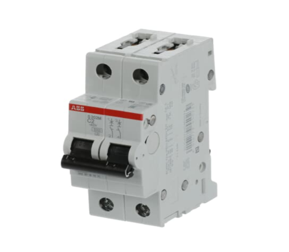 ABB 2CDS272001R0024 S202M-C2 Miniature Circuit Breaker - 2P - C - 2 A