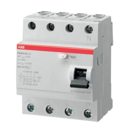 ABB 1SYF204006R1400 IN FH204 40A-30mA/AC Residual Current Circuit Breaker 4P Type AC 30 mA