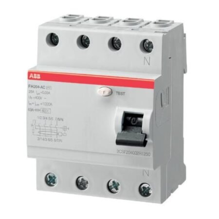 ABB 1SYF204006R3630 IN FH204 63A-300mA/AC Residual Current Circuit Breaker 4P Type AC 300 mA