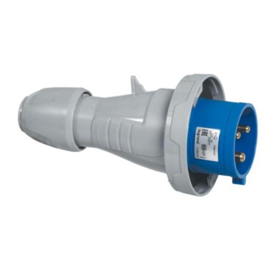 Legrand 555434 Plug Legrand 555434 Straight plug P17 - IP66/67 - 200/250 V~ - 32 A - 2P+E