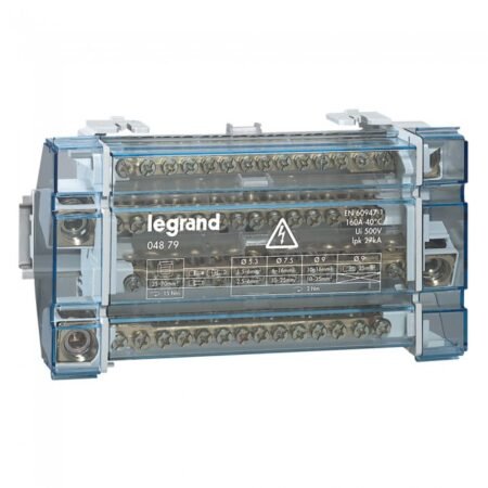 Legrand 004879 Monobloc modular distribution block - 4P - 160 A - 15 connections