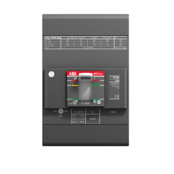 ABB 1SDA068221R1 XT3S 250 TMD 250-2500 3p F F -TMAX