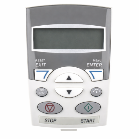 ABB ACS-CP-C basic control panel for ACS550 variable frequency drive with LCD display and start stop buttons