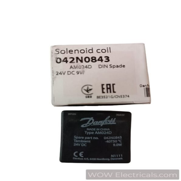 Danfoss industrial products and AM024D solenoid coil supplier for Saudi Arabia