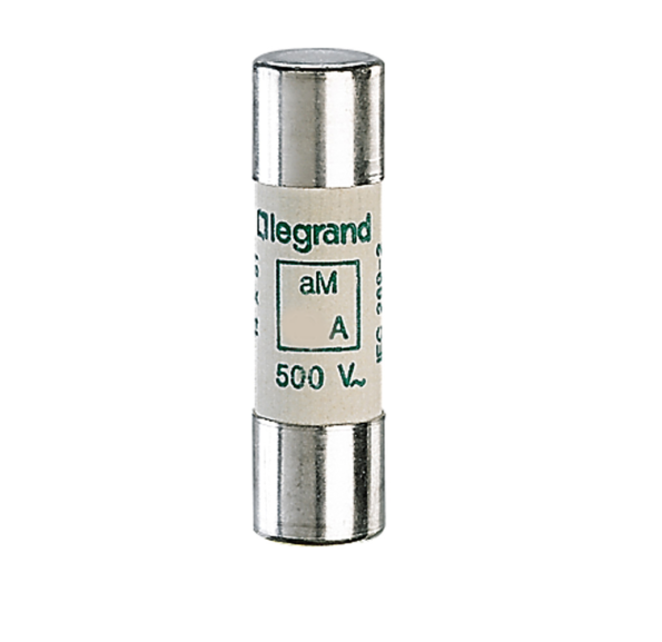 Legrand 14040 HRC cartridge fuse - cylindrical type aM 14 X 51 - 40 A - without indicator