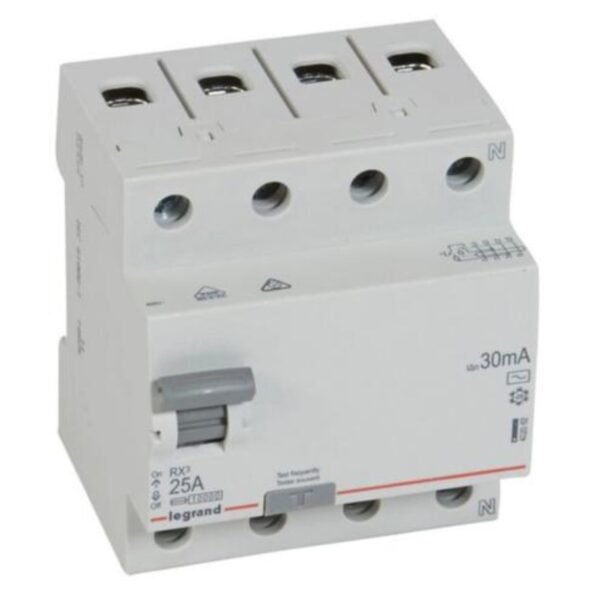 Legrand 402062 RCD LR - 4P - 400 V~ - 25 A - 30 mA - AC type