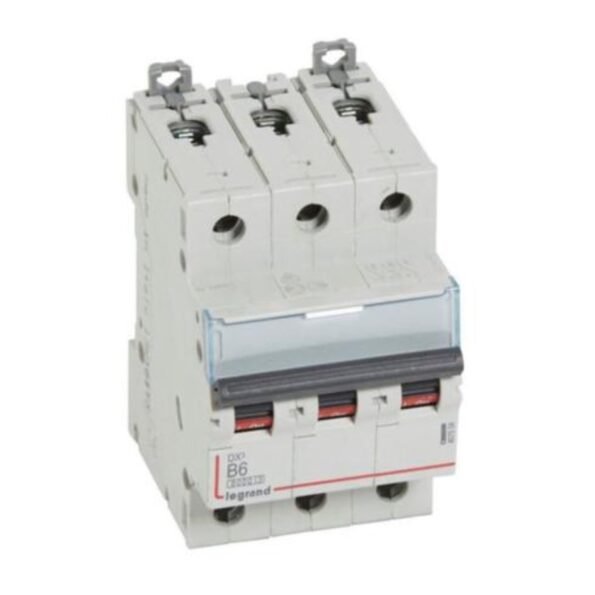 Legrand 407558 MCB DX3 6000A 3 pole 6A curve B