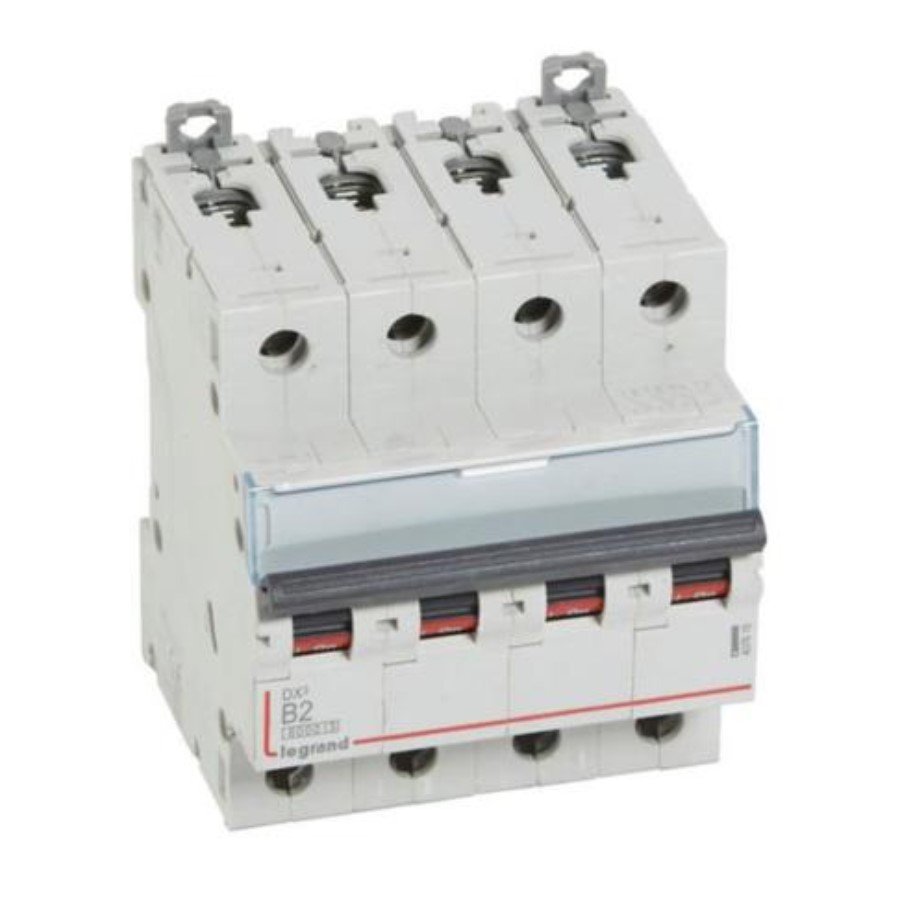 Legrand 407618 Legrand 407618 MCB DX3 6000A 4 pole 2A curve B