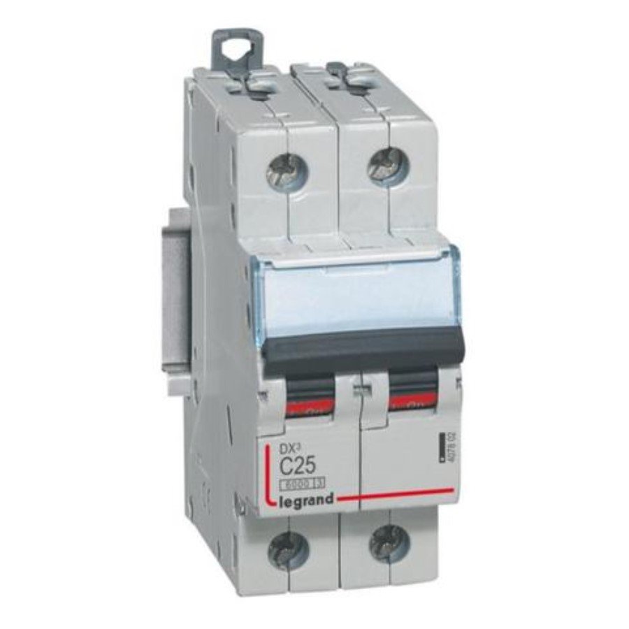 Legrand 407802 Legrand 407802 MCB DX3 6000A 2 pole 25A curve C