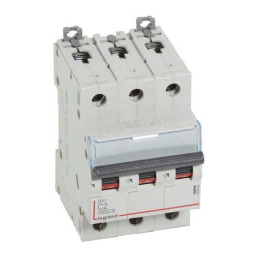 Legrand 407852 Legrand 407852 MCB DX3 6000A 3 pole 2A curve C