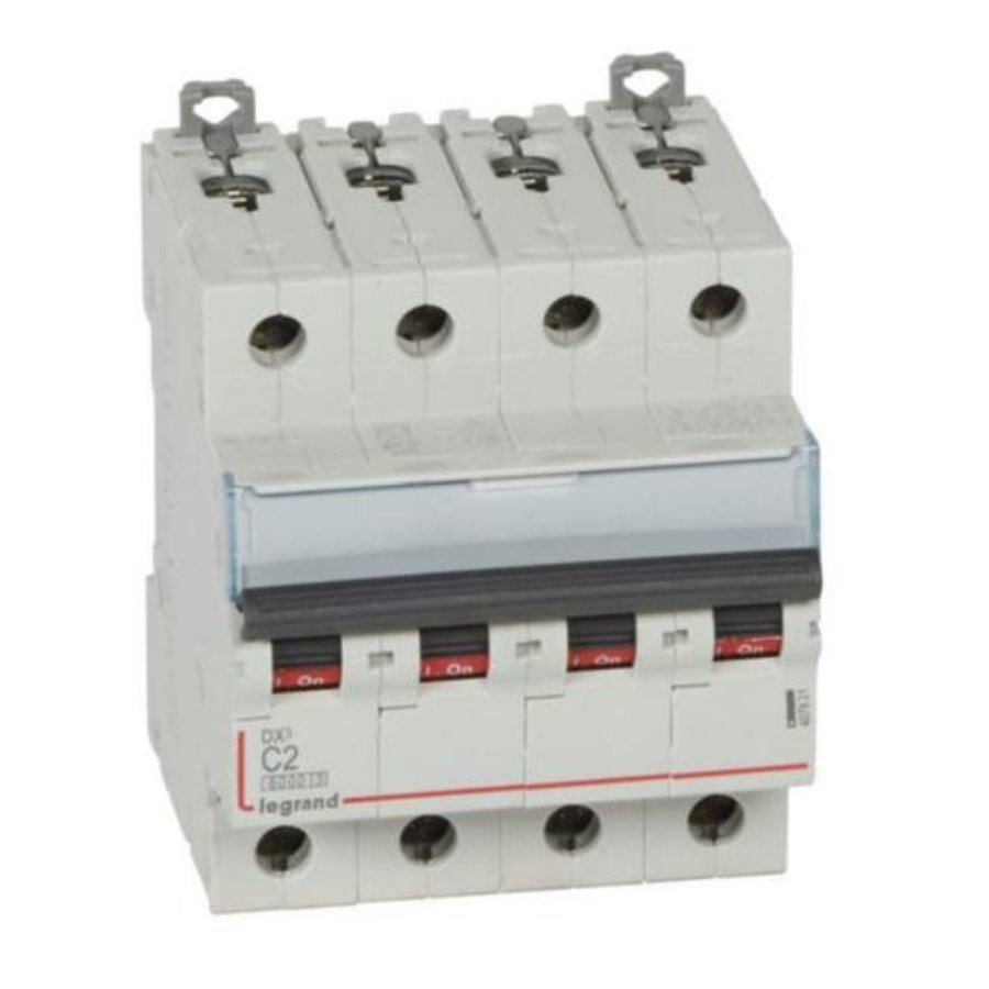Legrand 407921 Legrand 407921 MCB DX3 6000A 4 pole 2A curve C