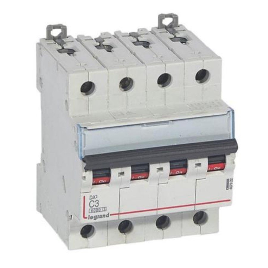 Legrand 407922 Legrand 407922 MCB DX3 6000A 4 pole 3A curve C