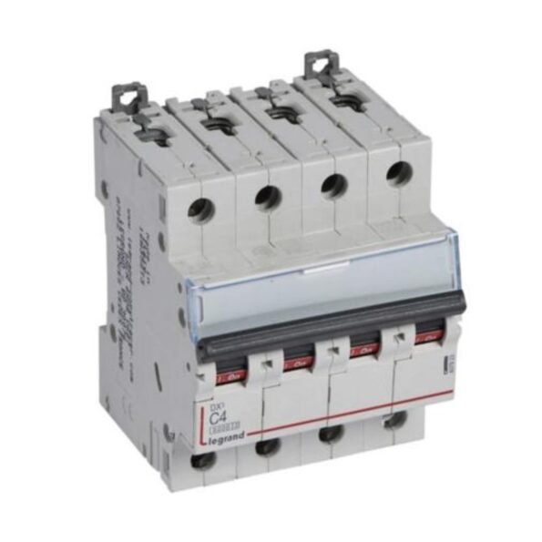 Legrand 407923 MCB DX3 6000A 4 pole 4A curve C
