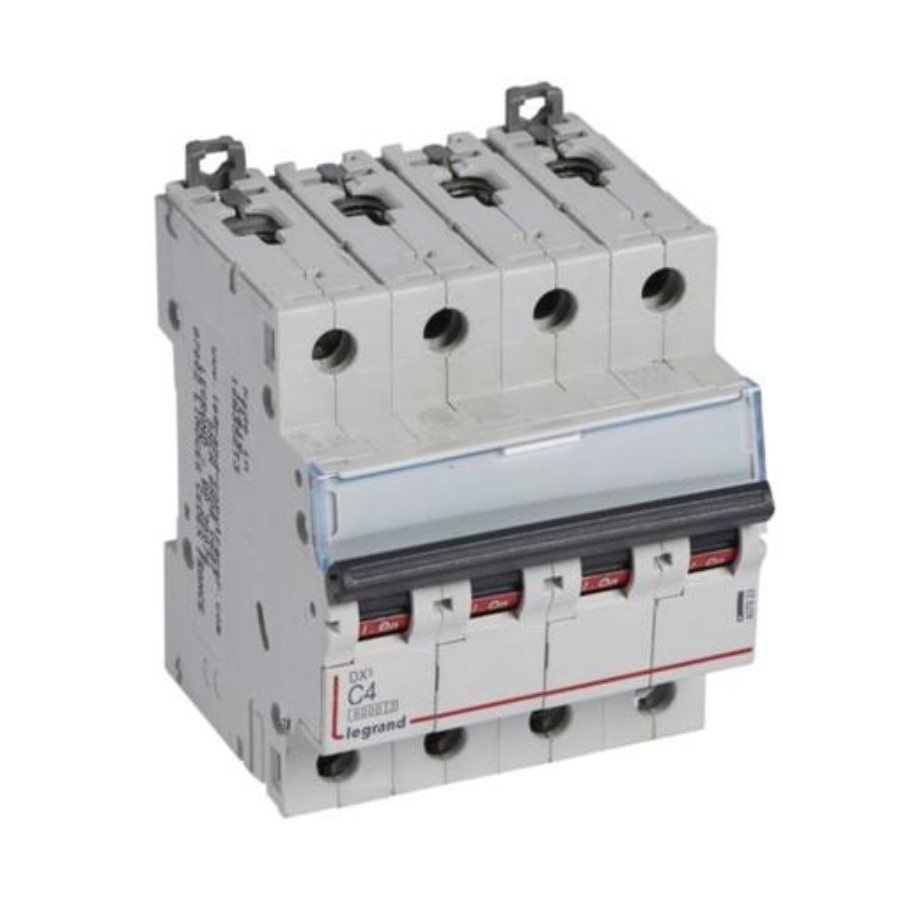 Legrand 407923 Legrand 407923 MCB DX3 6000A 4 pole 4A curve C