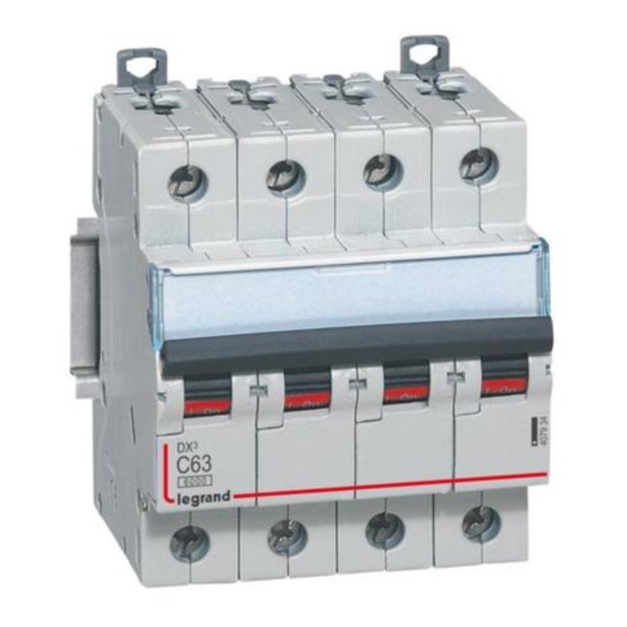 Legrand 407934 Legrand 407934 MCB DX3 6000A 4 pole 63A curve C