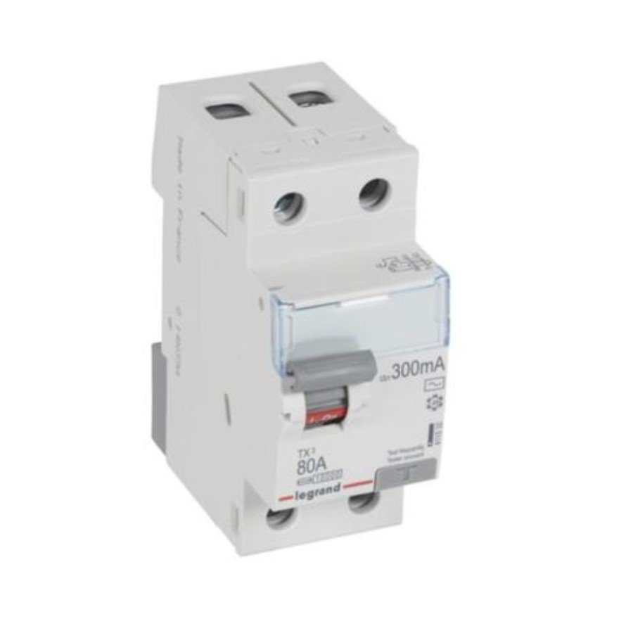 Legrand 411532 Legrand 411532 RCCB TX³ - 2P 230 V~ - 300 mA - 80 A - AC type