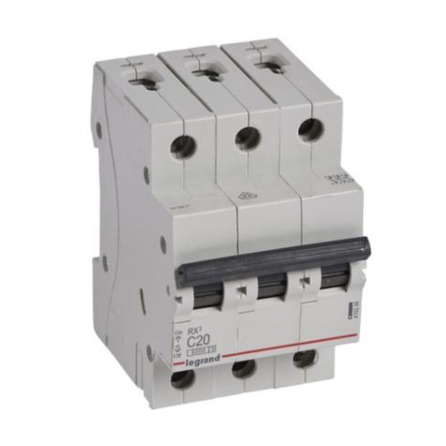 Legrand 419236 Legrand 419236 MCB RX3 6000A 3 pole 20A curve C