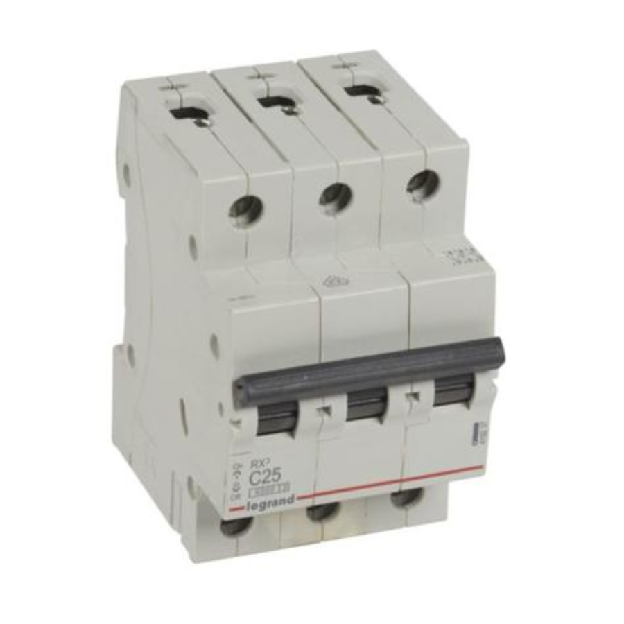 Legrand 419237 Legrand 419237 MCB RX3 6000A 3 pole 25A curve C