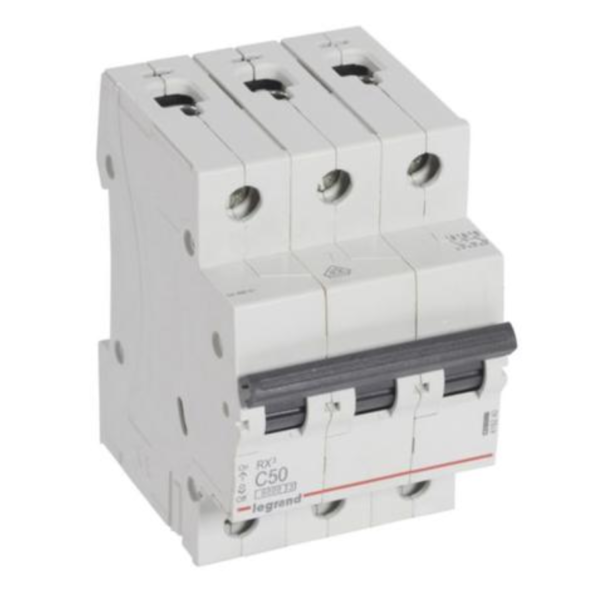 Legrand 419240 MCB RX3 6000A 3 pole 50A curve C