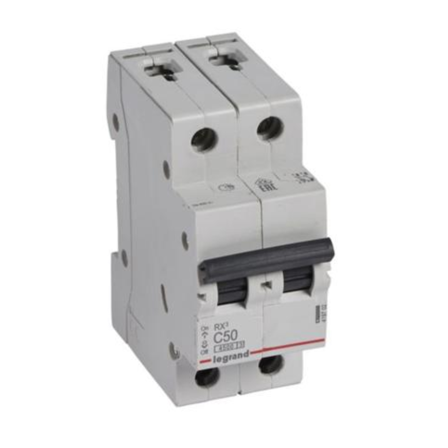Legrand 419702 Legrand 419702 MCB RX3 4500A 2 pole 50A curve C