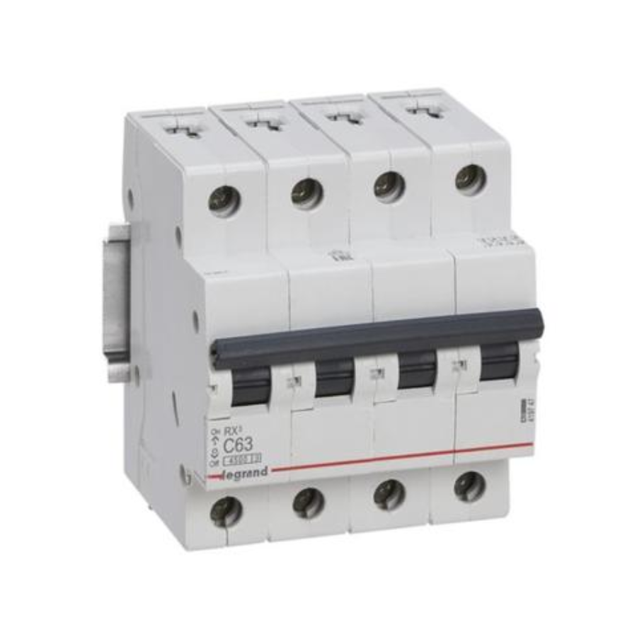Legrand 419747 Legrand 419747 MCB RX3 4500A 4 pole 63A curve C