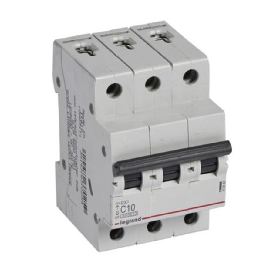 Legrand 419882 Legrand 419882 MCB RX3 6000A 3 pole 10A curve C