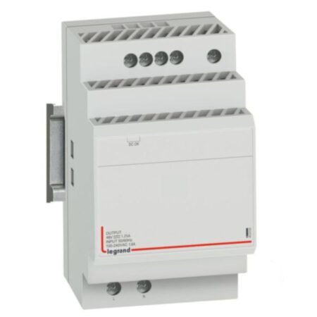 Legrand 413110 48V 60W power supply 1.25A DIN rail module for PoE systems