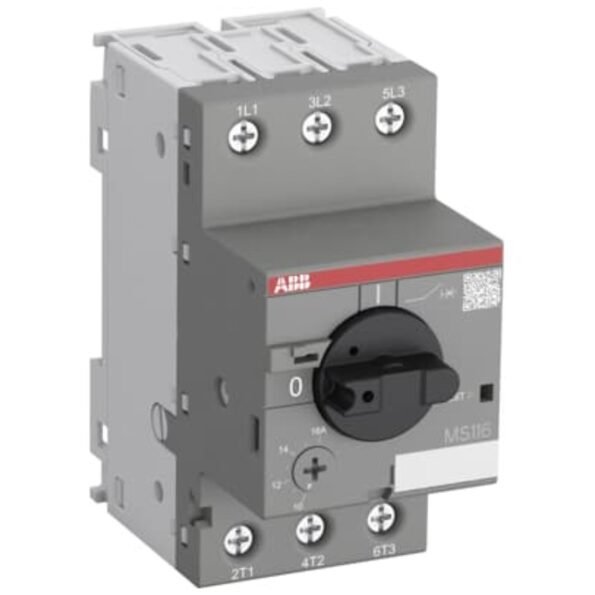 ABB 1SAM250000R1001 MS116-0.16 Manual Motor Starter 0.10 ... 0.16 A