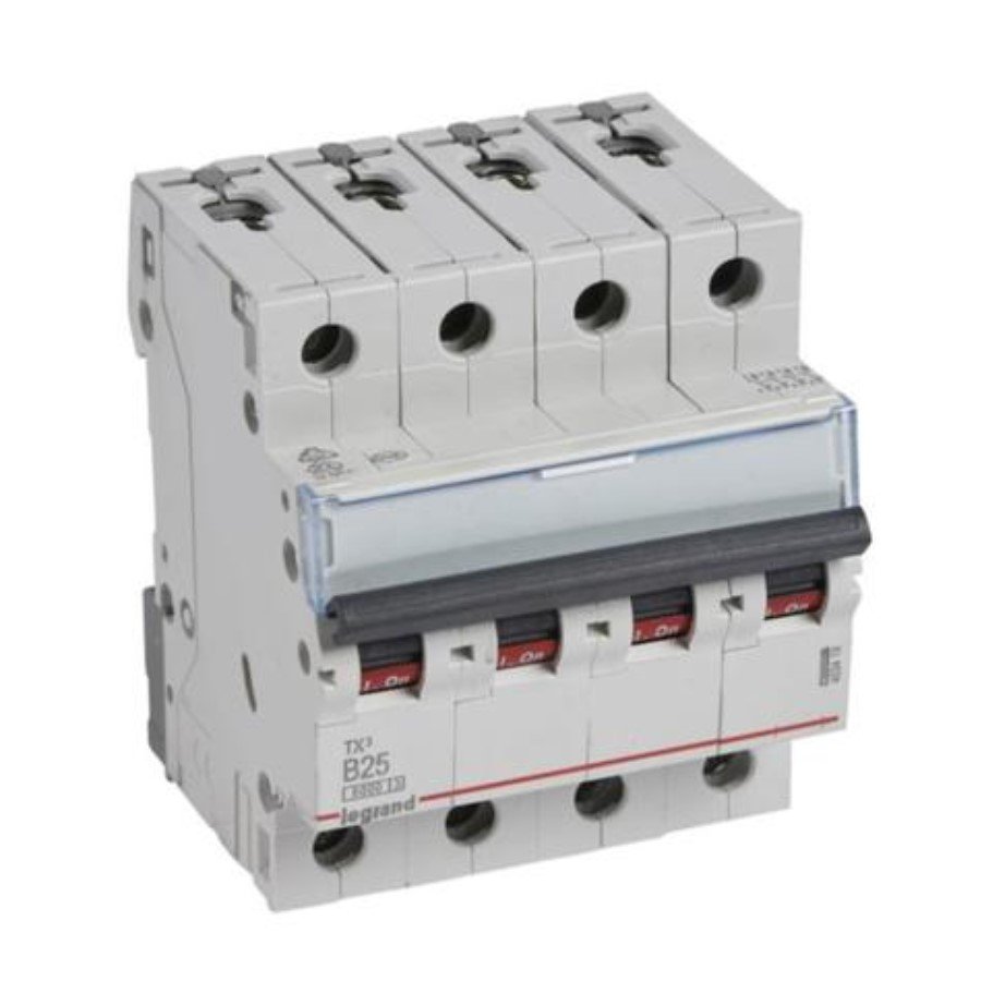 Legrand 403419 Legrand 403419 MCB TX3 6000A 4 pole 25A curve B