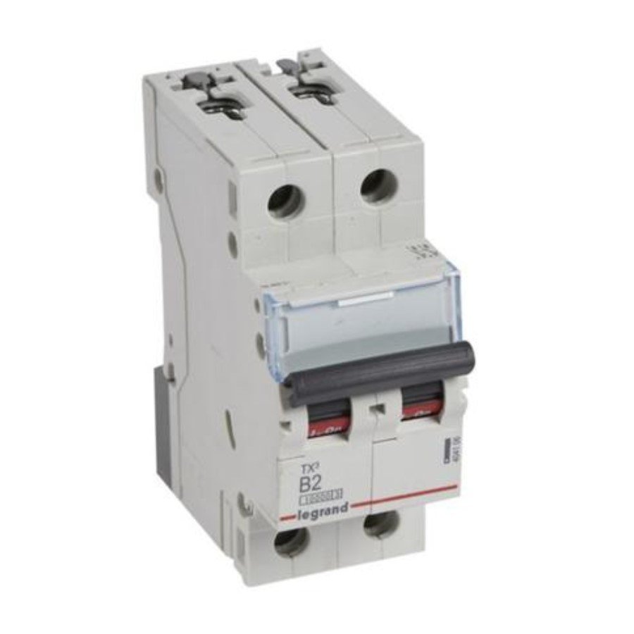 Legrand 404106 Legrand 404106 MCB TX3 10000A 2 pole 2A curve B