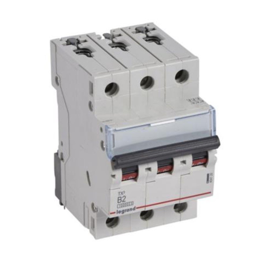 Legrand 404120 Legrand 404120 MCB TX3 10000A 3 pole 2A curve B