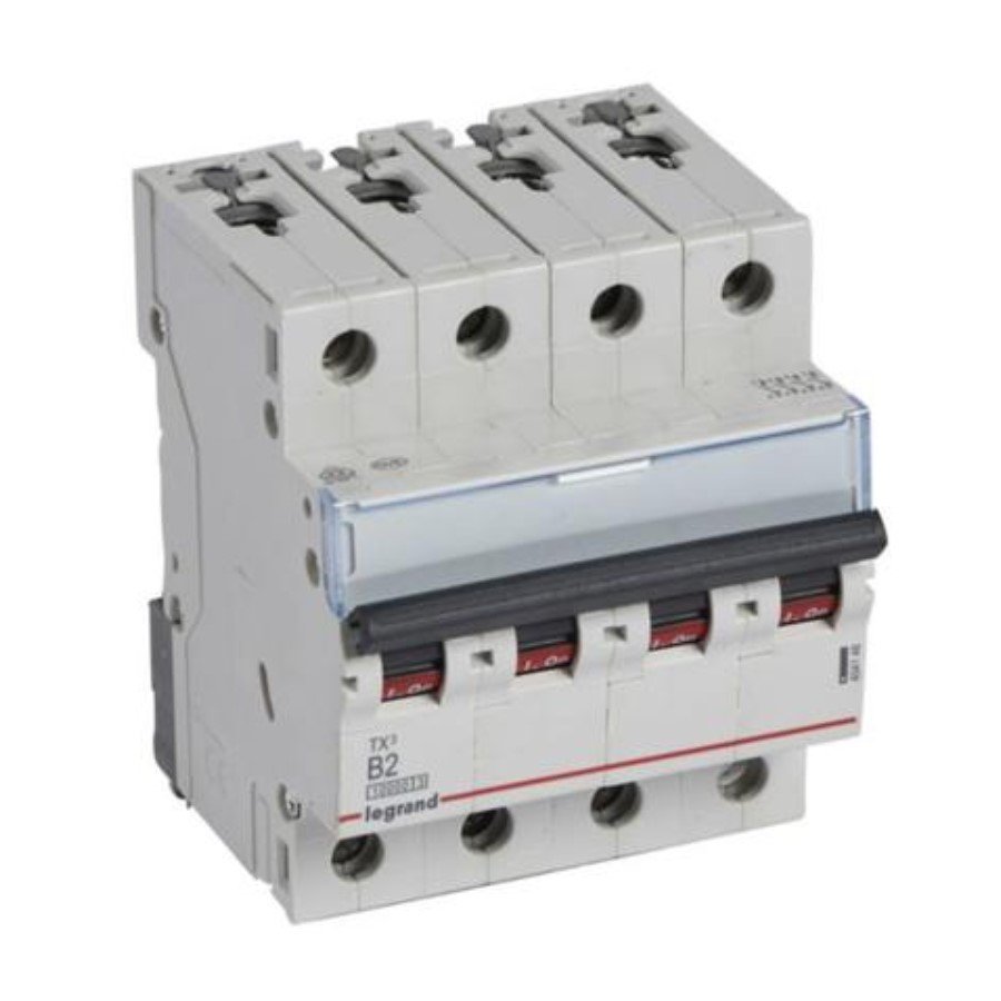 Legrand 404148 Legrand 404148 MCB TX3 10000A 4 pole 2A curve B