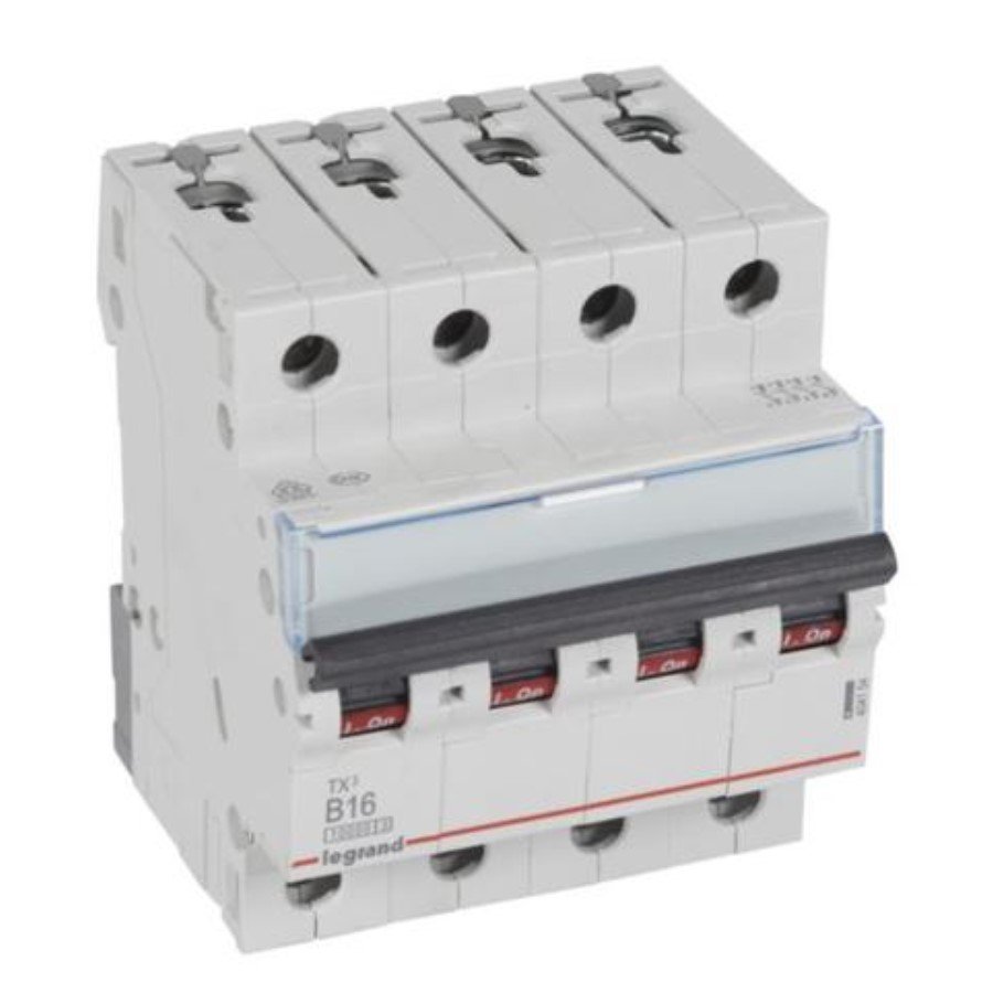 Legrand 404154 Legrand 404154 MCB TX3 10000A 4 pole 16A curve B