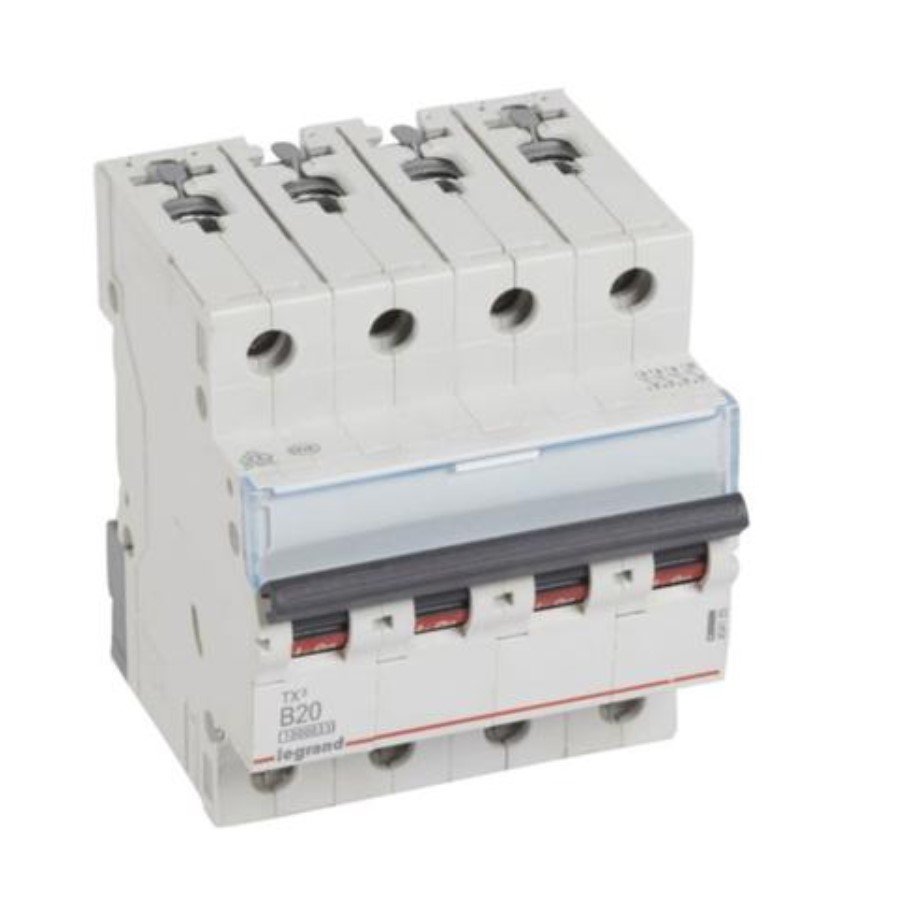 Legrand 404155 Legrand 404155 MCB TX3 10000A 4 pole 20A curve B