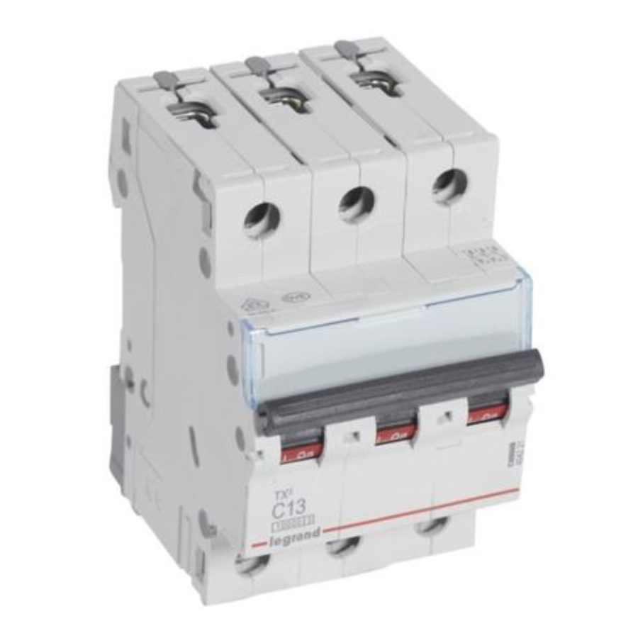 Legrand 404221 Legrand 404221 MCB TX3 10000A 3 pole 13A curve C