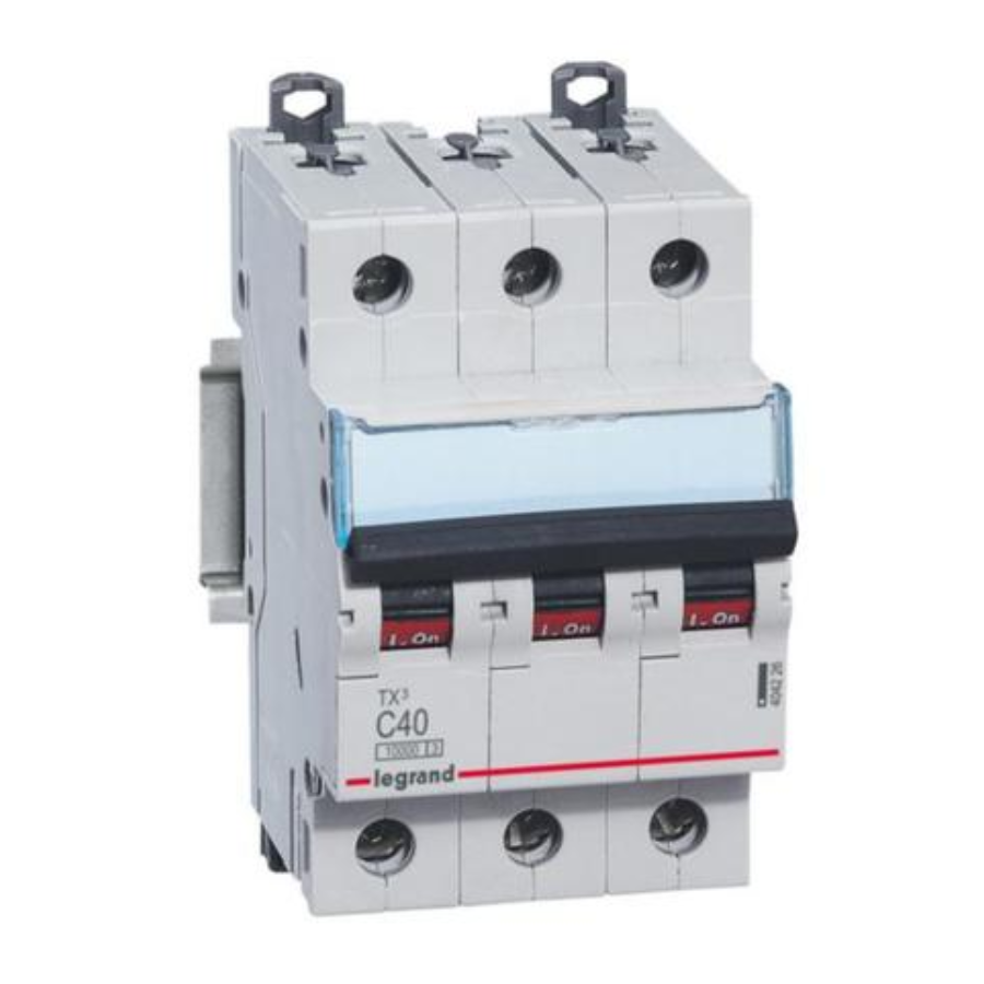 Legrand 404226 Legrand 404226 MCB TX3 10000A 3 pole 40A curve C