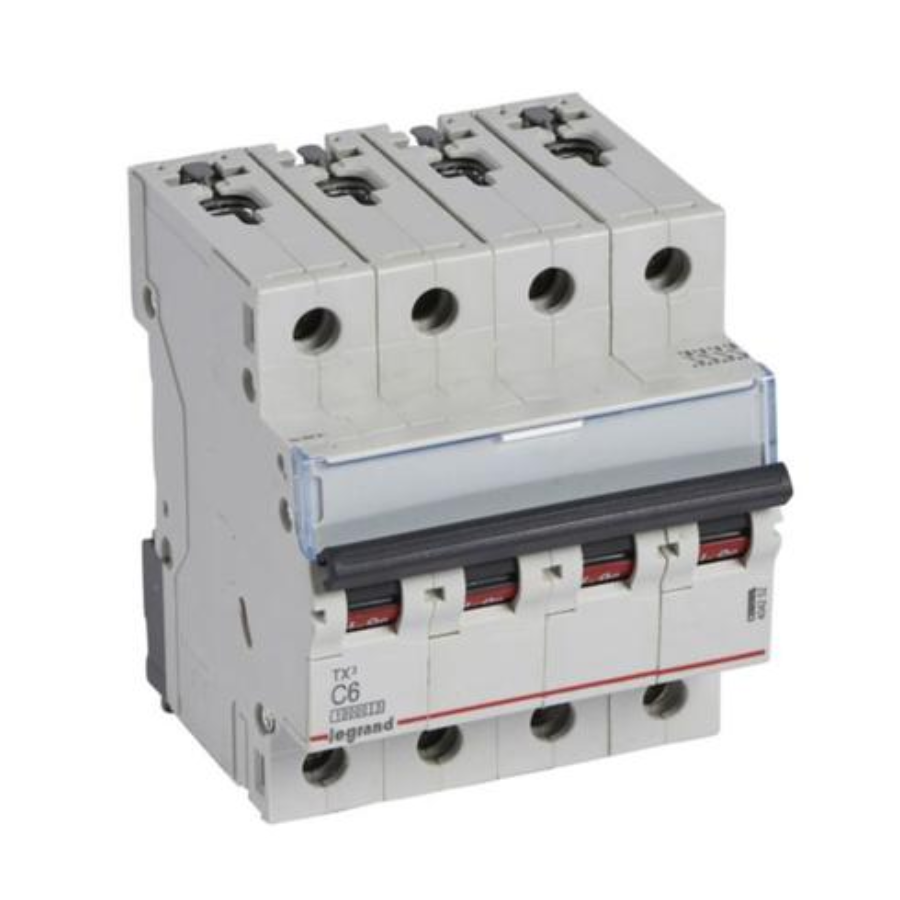 Legrand 404252 Legrand 404252 MCB TX3 10000A 4 pole 6A curve C