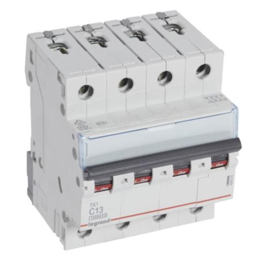 Legrand 404255 Legrand 404255 MCB TX3 10000A 4 pole 13A curve C