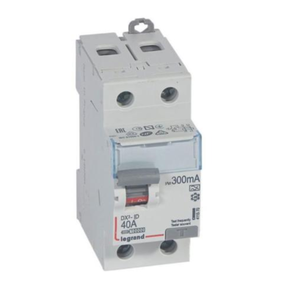 Legrand 411570 RCD DX³-ID - 2P 230 V~ - 40 A - 300 mA - A type