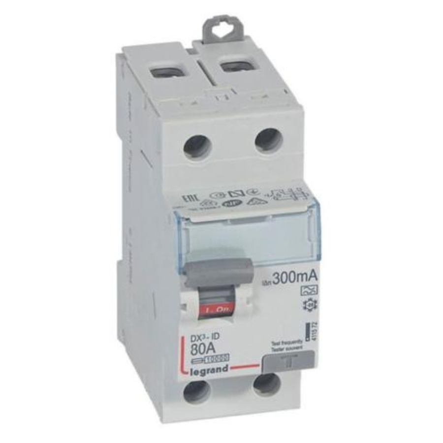 Legrand 411572 Legrand 411572 RCD DX³-ID - 2P 230 V~ - 80 A - 300 mA - A type