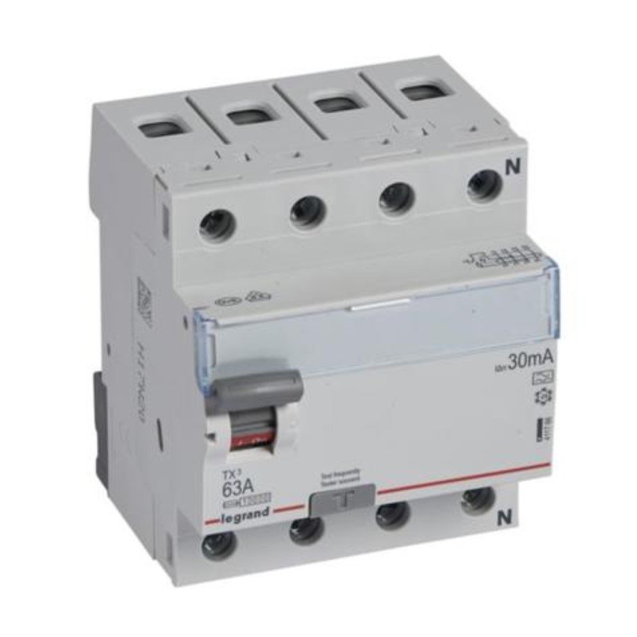 Legrand 411766 Legrand 411766 RCCB TX³ - 4P 400 V~ - 30 mA - 63 A - A type