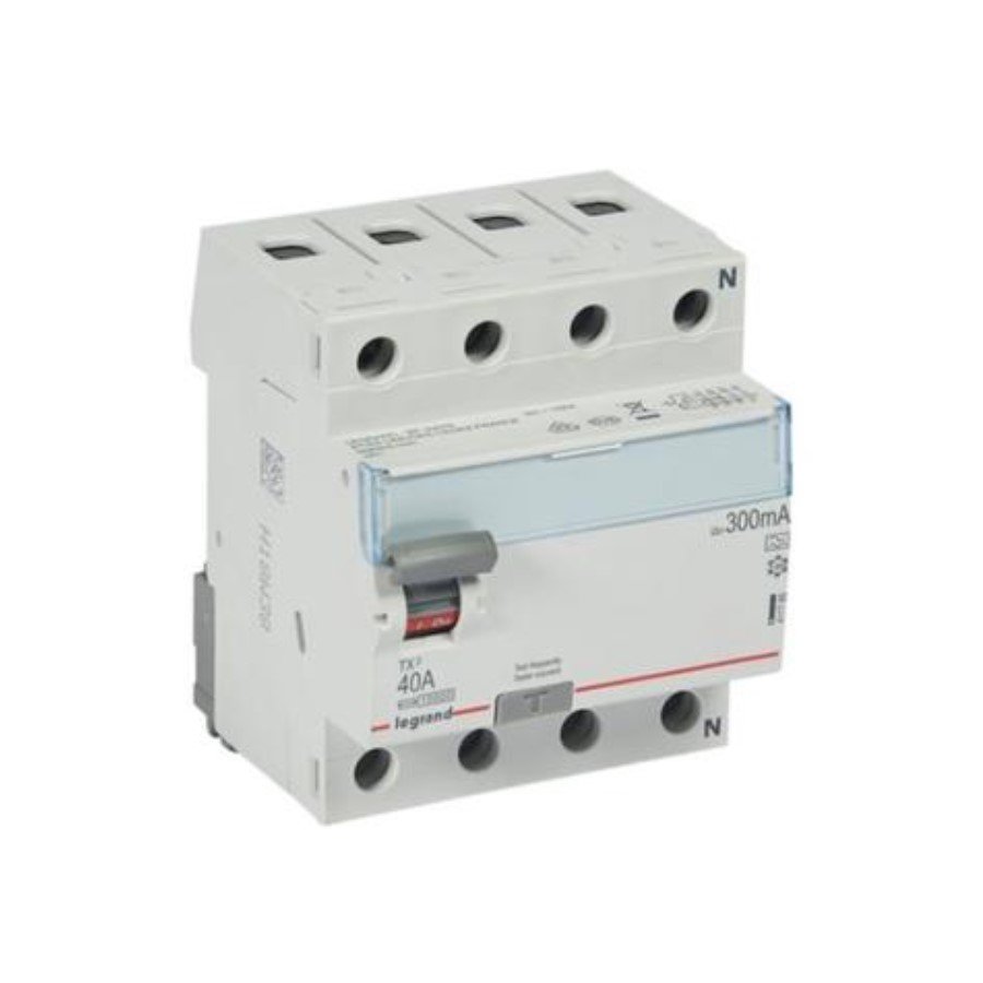 Legrand 411785 Legrand 411785 RCCB TX³ - 4P 400 V~ - 300 mA - 40 A - A type