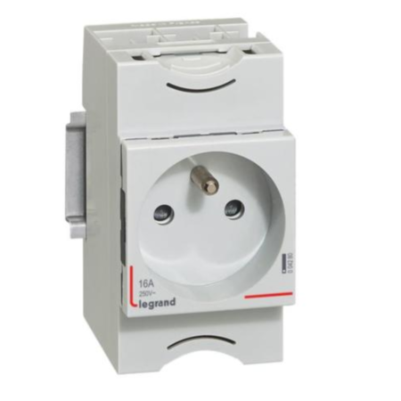 Legrand 004280 Socket outlet - 10/16 A - 250 V~ - 2P+E - shuttered - french standard