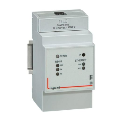 Legrand 004689 IP - RS485 and Ethernet converter 90V~ to 260V~ - 3 modules
