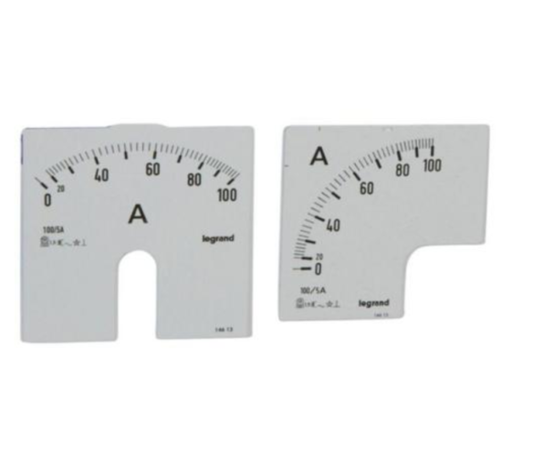 Legrand 014613 Measuring dial for ammeter - 0-100 A - fixing on door