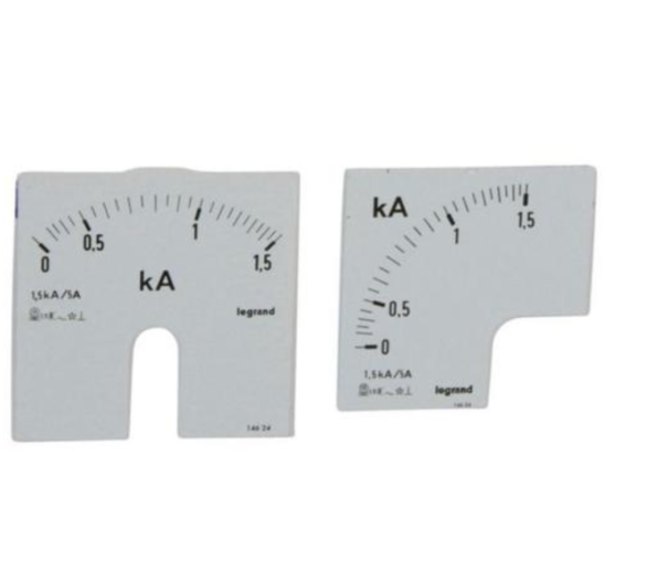 Legrand 014624 Measuring dial for ammeter - 0-1500 A - fixing on door