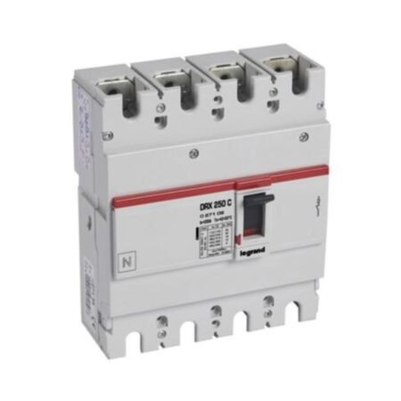Legrand 027109 MCCB - DRX 250 - thermal magnetic - Icu 18 kA - 415 V~ - 4P - In 200 A